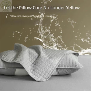 Vỏ gối AMLU, Tấm bảo vệ gối dầu đầu Cotton, Lớp cách ly chống thấm nước thoải mái Vỏ gối chống cắn hộ gia đình