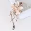 E-WOITD Opal Hoa Thổ Cẩm Kim Cương Giả Pha Lê Thổ Cẩm Pin Tiệc Cưới Nữ Trang Sức E-WOITD