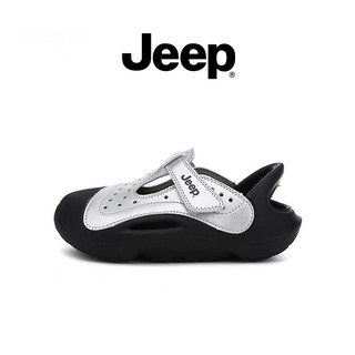 JEEP Phong Cách Mới Baotou Dép Thường Ngày Trẻ Em Chống Trơn Trượt Chống Mài Mòn Nhanh Khô Giày Đi Biển Phong Cách Mùa Hè