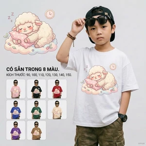 Áo thun bé trai năng động Dễ phối đồ Vải mềm mại Học sinh tiểu học