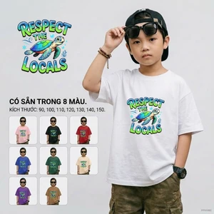 Áo phông bé trai 2-12 tuổi Mềm mại Dễ phối đồ Size 90-150