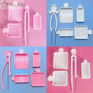 YUUKII Bộ dụng cụ chọn hạt cầu chì 2.6mm, nhíp kim đơn, bộ đệm hiệu quả, 3/4/5 cái/bộ, DIY