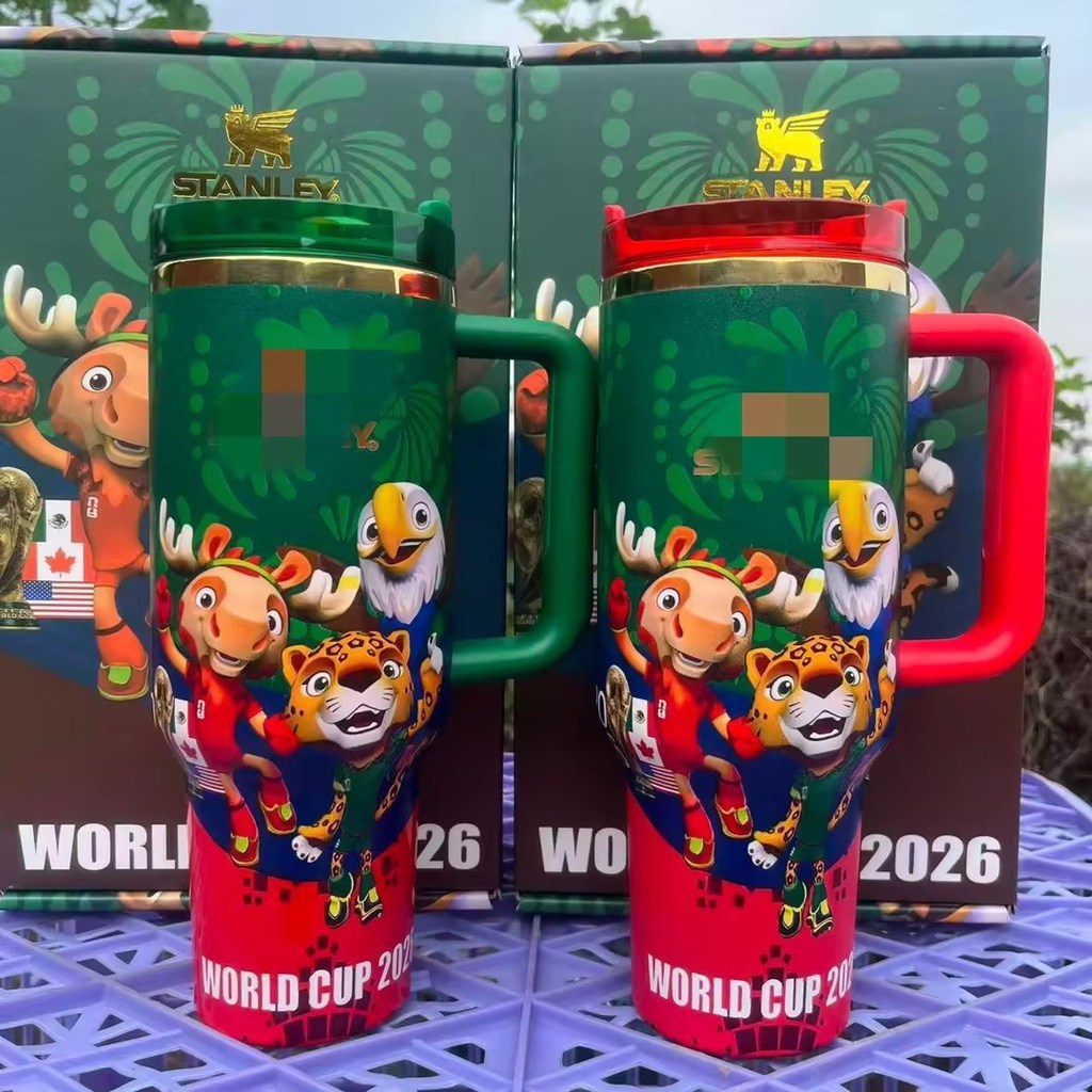 [Kèm Ống Hút] Bình Giữ Nhiệt World Cup 2026 BL161 Cốc Nước 1200ml Inox 304 Cho Nam Nữ Unisex
