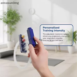 Máy tập thở AA 3 quả bóng Thiết bị tập thở sâu cho sức chứa phổi Tập thể dục hô hấp tại nhà Tập thể dục VN