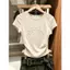 2026 Phong cách mới màu nâu ngắn tay Cotton co giãn vải thoải mái in hoa Slim-fit Thợ may Sli