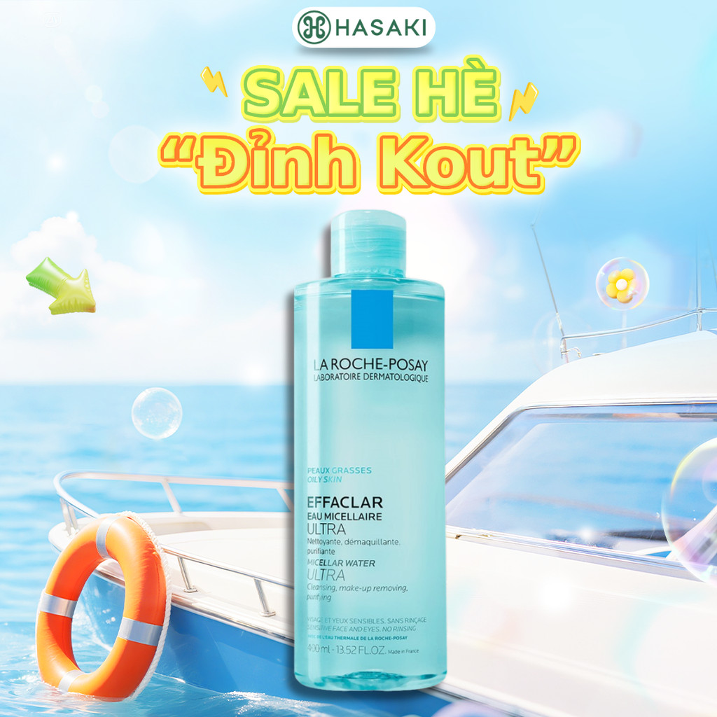 Nước Tẩy Trang La Roche-Posay Cho Da Dầu, Nhạy Cảm 400ml
