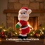 Nhảy Múa Ông Già Noel Nhồi Bông Chân Lắc Hoạt Hình Búp Bê Ông Già Noel Đứng Trang Trí Chạy Bằng Pin