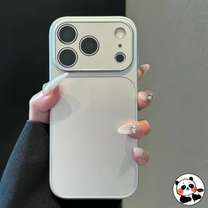 Ốp Điện Thoại Bạc Đơn Giản Cho Realme GT8 Pro GT 7T GT6 6T Neo 7X 6 SE P4 P3 Lite P1 Tốc Độ V70S V25 V23i V11S V13 V5 5G 4G Vỏ PU Dễ Thương Mờ Kinh Doanh Vỏ Mềm