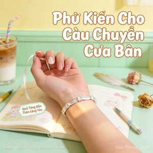 Vòng Tay Osmanthus Mềm Mại - Chất liệu satin, cảm giác mờ cao cấp, đeo hàng ngày | Thiết kế độc đáo
