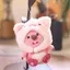Loopy Plushie Mũ Gấu Hồng Dễ Thương Sang Trọng Túi Búp Bê Cotton Quyến Rũ