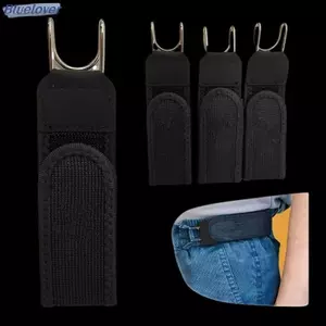 Bluelover Buleless Thắt Lưng Móc Kim Loại Có Thể Điều Chỉnh Móc Đàn Hồi Unisex Bule-Free Vô Hình Thắt Lưng Đóng Cửa Cho Công Việc Ngoài Trời Mới