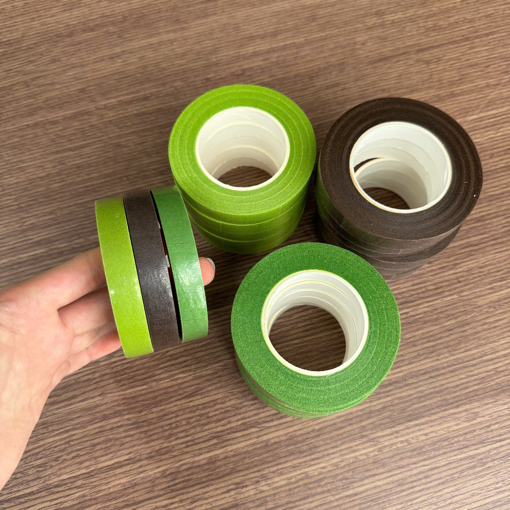 [HỎA TỐC HCM] 12 BĂNG KEO SÁP cuốn cành hoa - Làm bó hoa, trang trí, handmade đẹp và chắc ANGIHOME