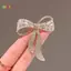 < Honeyba > Thắt Nơ Kim Cương Giả Thổ Cẩm Nữ Đơn Giản Cá Tính Thời Trang Pin Phù Hợp Với Chống Ánh Sáng Xòa Trang Sức Quà Tặng Đẹp