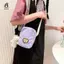 Túi đeo chéo điện thoại hình gấu vải nhung di động Điện thoại di động Ví đựng tiền xu Túi đeo chéo thời trang Túi nhỏ vải nhung Túi Mini mới