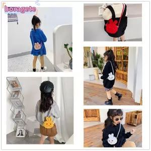 Túi đeo vai BORAGETE Túi dây rút thỏ nhỏ dễ thương