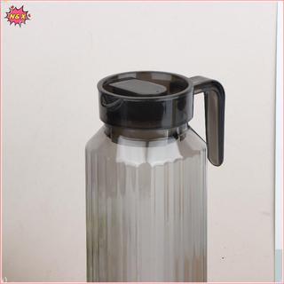Bình đựng nước có gân dung tích lớn N & X 1.1L có nắp và tay cầm Bình đựng nước trong suốt để sử dụng tại nhà và văn phòng.