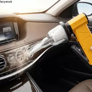 Máy hút bụi Mini LACYESUK, Thiết kế di động luồng không khí ổn định Máy hút bụi không dây di động, Cấu trúc quạt Turbo Thiết kế không dây thân nhỏ gọn Thiết bị cầm tay cắm trại