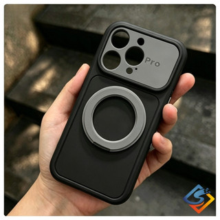 Silicone lỏng từ tính 360° Ốp Điện Thoại Đứng Xoay Cho iPhone 17 16 15 14 13 Pro Max Chống Vân Tay Matte Bảo Vệ Toàn Diện Với Ống Kính Có Thể Tháo Rời Ốp Lưng Chống Sốc