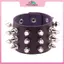 MYPANDA Da PU Đính Vòng Tay Punk Spike Đinh Tán Vòng Đeo Tay Retro Ro Đinh Tán Dây Đeo Tay Quấn Vòng Tay Có Thể Điều Chỉnh Spike Vòng Tay.