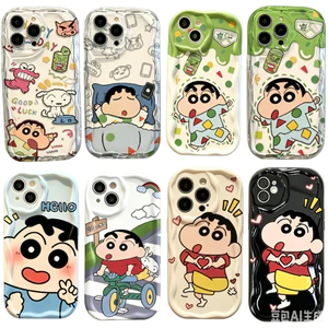 Ốp Điện Thoại Di Động Cho Infinix Note 60 50 Pro 30 40 GT 30 Pro Hot 70 50 Pro Smart 10 9 Vỏ Silicon Anime Hoạt Hình Crayons shin-chans Wave Point