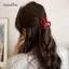 AqToCna 2 Cái / bộ Vintage Xanh Chấm Bi Đỏ Nơ Tóc Cá Mập Vuốt Kẹp Kẹp Tóc Barrette Hàn Quốc Mũ Phụ Kiện Dành Cho Nữ AqToCna