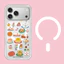 Minh họa Vỏ điện thoại cứng rau củ từ tính cho iPhone 17 Pro Max 16 Pro 15 14 Vỏ bảo vệ mờ mờ mờ mờ