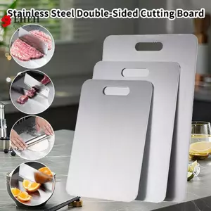 Thớt Inox BPA Free Chống Trơn Trượt Dễ Dàng Vệ Sinh Thớt Cho Gia Đình Nấu Ăn Hàng Ngày VN