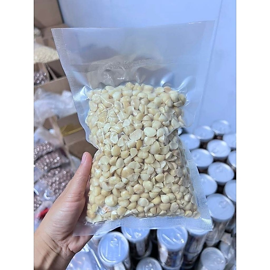 NHÂN MACCA vỡ nhỏ ( vỡ 2, 3, 4) để làm sữa hạt, nấu cháo