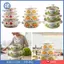 3 Nồi Men Có Tay Cầm Và Nắp Cho Súp Stews Đậu Cảm Ứng Cho Nhà Bếp Gia Đình