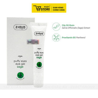 Gel Tiêu Bọng Mắt Ziaja 15ml Chăm Sóc Da Vùng Quanh Mắt Cho Mọi Loại Da Và An Toàn Với Mắt EUPC STORE