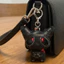 QEARY Ghost Sang Trọng Móc Khóa, Đen Trắng Đáng Sợ Đẫm Máu Phụ Kiện, Dễ Thương Mini Dark Sáng Tạo Túi Halloween Mặt Dây Chuyền Hàng Ngày
