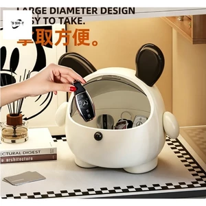 Hộp đựng nắp lật trong suốt - Dụng cụ sắp xếp chìa khóa cửa cho đầu bàn