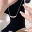 Kim Cương Ánh Sáng Xương Đòn Kết Cấu Cánh Niche Sang Trọng Cổ Hồng Nữ Nhẹ Nhàng Thiên Thần Tình Yêu Ngọt Ngào Vật Phẩm