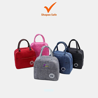 Túi đựng cơm giữ nhiệt văn phòng size lớn lớp cách nhiệt dày giúp giữ nóng lạnh lâu tiện mang theo