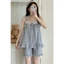 Phụ Nữ Đơn Giản Màu Ren Viền Camisole Pyjama Bộ Có Miếng Lót Ngực Để Mặc Ngoài Trời Trong Nhà Hàng Ngày Nhà Thường Ngày Giải Trí Mùa Hè Dịp