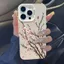 Ốp Điện Thoại Nhánh Hoa Anh Đào Màu Hồng Cho OPPO Reno 15F 15 14 13 12 11 10 Pro 13F 11F 12F 8T 5G 10 Pro Plus 8 7 Pro 7Z 8Z Vỏ Điện Thoại Laser Chống Sốc IMD Cứng Matte