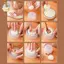 Máy làm bánh mì nhồi bông hấp Trung Quốc Khuôn Baozi Dụng cụ làm bánh bao Bánh trung thu Khuôn làm bánh ELWW