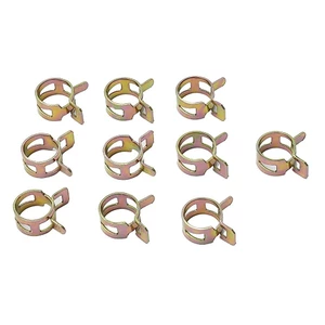 ⚡GIẢM GIÁ LỚN⚡10PC Lò Xo Với Kẹp Ống Nhiên Liệu Ống Silicon Có Thể Tái Sử Dụng Tùy Chọn Kẹp Ống 5-16mm