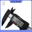ULJ 150mm 6 inch LCD Kỹ Thuật Số Sợi Carbon Vernier Caliper Đo Micromet.