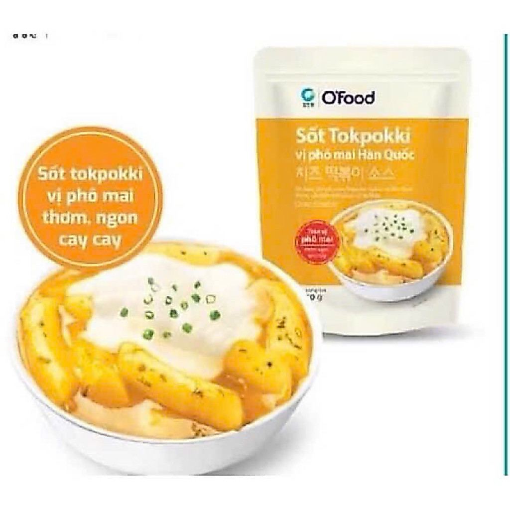 [NHẬP KHẨU CHÍNH HÃNG] Sốt Nấu Tokbokki Vị Phô Mai Ofood Thơm Ngon 120G