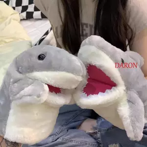 Con Rối Tay Cá Mập DARON, Đồ Chơi Tương Tác Kích Thước 20cm Dễ Thương, Trẻ Em Sang Trọng Mô Phỏng Cá Mập Hoạt Hình Thú Nhồi Bông Đồ Chơi Cho Bé