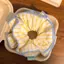 PNPIA- Sọc Lớn Ruột Scrunchie Thoáng Khí Thoải Mái Thời Trang Phụ Kiện Tóc Cho Bé Gái Dailymute