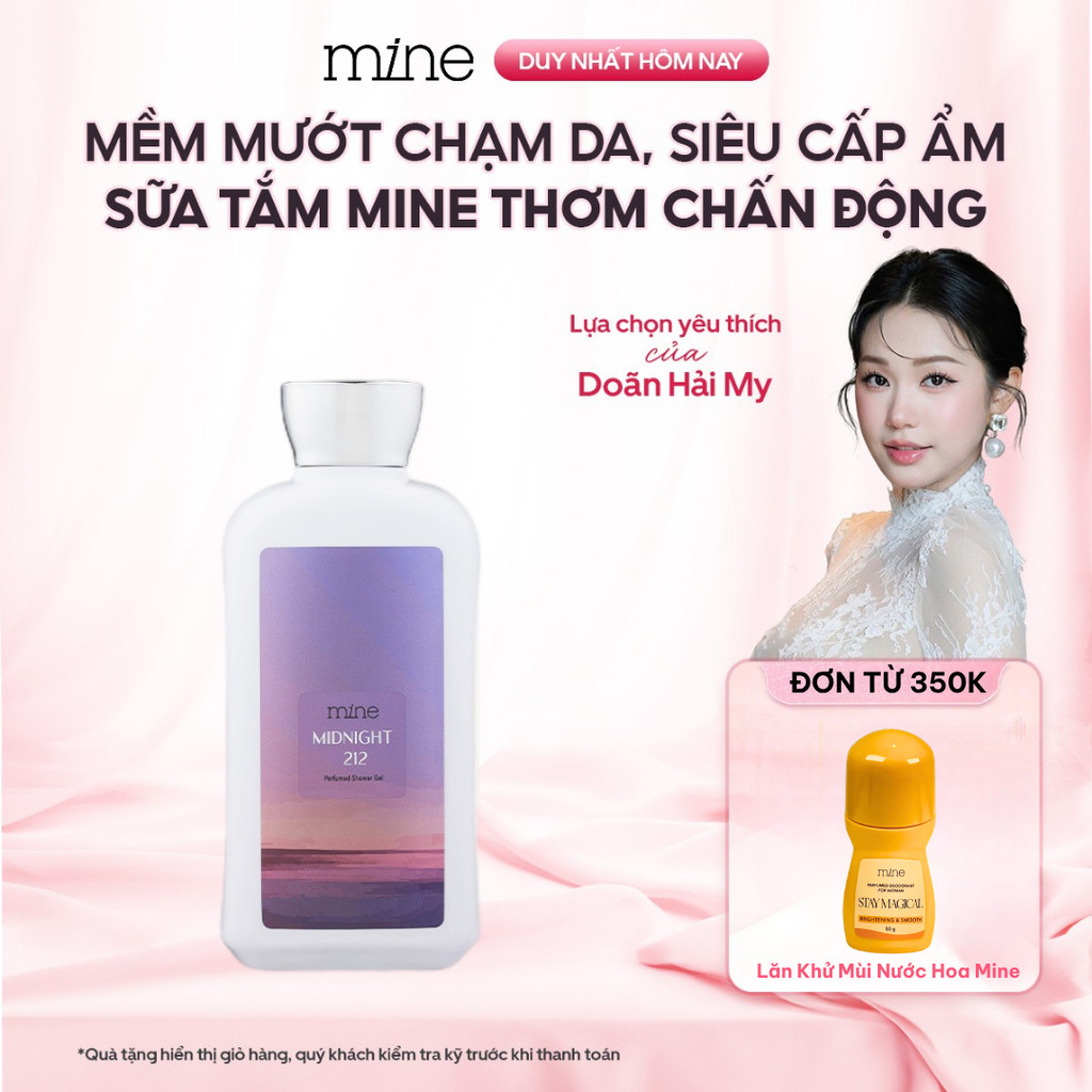 Sữa Tắm Hương Nước Hoa Quyến Rũ Mine Midnight 212 Perfumed Shower Gel Giúp Làn Da Mềm Mịn 470g