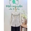 B.A212 - Áo Bà Ba DoLLy ChấM Bi LụA BảO AnH Cổ TiM Dây KéO Nút Nụ ( QUẦN LỤA )