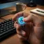 # HB # Spliceable Keycap Clier Cat Eye Móc khóa Đồ chơi giảm căng thẳng cho game thủ Người lớn Trẻ em.