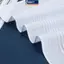 MAKY 6 / 12 Chiếc Trắng Mềm Cotton Khăn Tay Khăn Tay Quý Ông Khăn Tay DIY Màu Trơn Khăn Tay VN