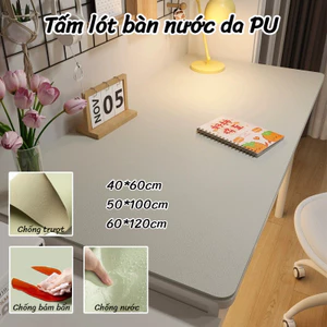 Tấm lót bàn chống thấm nước da PU thảm trải bàn sách học sinh, bàn học chống thấm nước cho , Đệm Laptop Pad Chuột