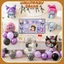 Set bóng trang trí sinh nhật Kuromi - Cinnamoroll - Melody kèm số tuổi cho bé