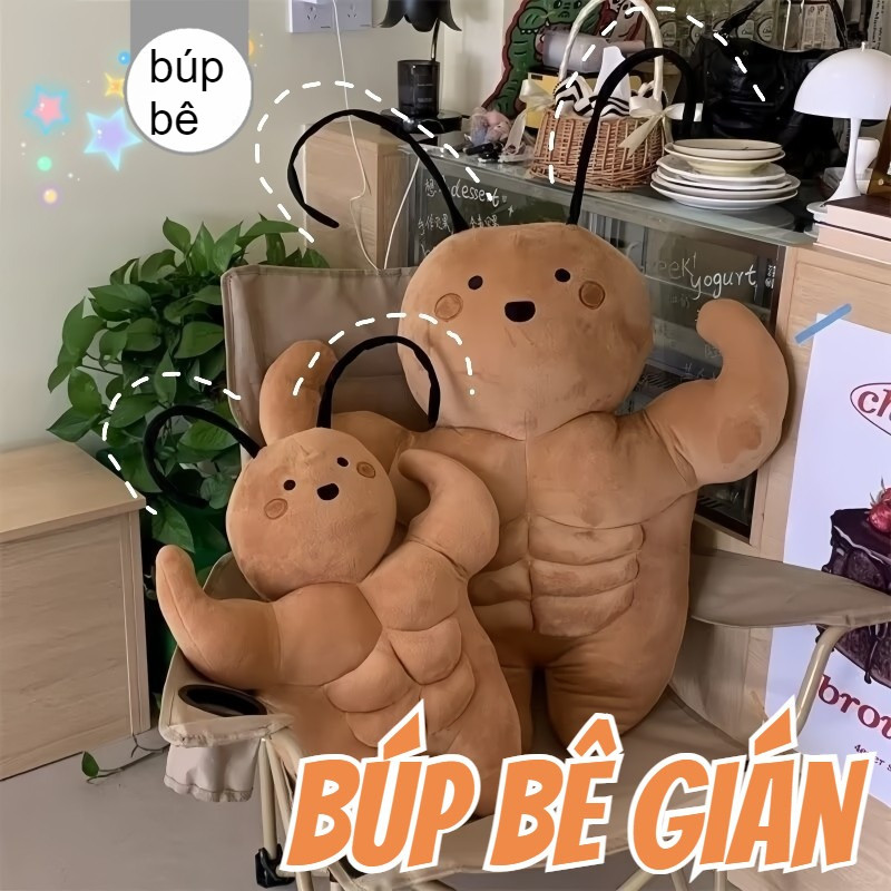 35/55cmBúp Bê Gián,Búp Bê đồ Chơi Nhồi Bông Gián Cơ Bắp Sáng Tạo,Động Vật Nhồi Bông Ngộ Nghĩnh Quà Tặng Sinh Nhật