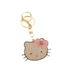 Hello Kitty Hoạt Hình Dễ Thương Nơ Móc Khóa Mặt Dây Chuyền Lấp Lánh Kim Cương Cô Gái Trái Tim Học Sinh Túi Bạn Gái Phụ Kiện